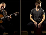 Cajon vidéo avec guitare flamenco, Hotel California